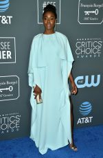 KIRBY HOWELL-BAPTISTE at 2019 Critics’ Choice Awards in Santa Monica 01/13/2019