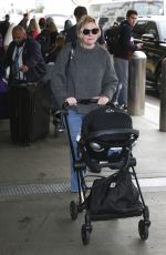 KIRSTEN DUNST at Los Angeles International Airport 01/05/2019