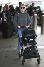 KIRSTEN DUNST at Los Angeles International Airport 01/05/2019