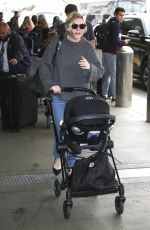 KIRSTEN DUNST at Los Angeles International Airport 01/05/2019