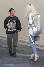 KOURTNEY and KHLOE KARDASHIAN Leaves a Studio in Calabasas 01/09/2019