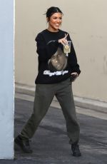 KOURTNEY and KHLOE KARDASHIAN Leaves a Studio in Calabasas 01/09/2019