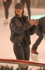 KOURTNEY KARDASHIAN and LARSA PIPPEN Out Ice Skating in Los Angeles 01/13/2019