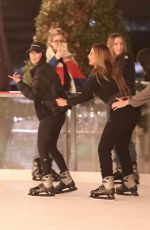 KOURTNEY KARDASHIAN and LARSA PIPPEN Out Ice Skating in Los Angeles 01/13/2019