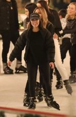 KOURTNEY KARDASHIAN and LARSA PIPPEN Out Ice Skating in Los Angeles 01/13/2019