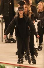 KOURTNEY KARDASHIAN and LARSA PIPPEN Out Ice Skating in Los Angeles 01/13/2019