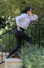 KOURTNEY KARDASHIAN in Tights Out in West Hollywood 01/03/2019