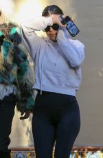 KOURTNEY KARDASHIAN in Tights Out in West Hollywood 01/03/2019