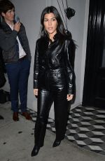 KOURTNEY KARDASHIAN Leaves Craig