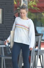 KRISTEN BELL Leaves Pilates Class in Los Feliz 01/22/2019