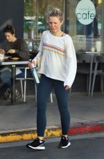 KRISTEN BELL Leaves Pilates Class in Los Feliz 01/22/2019