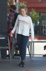 KRISTEN BELL Leaves Pilates Class in Los Feliz 01/22/2019