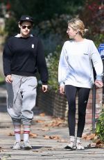 KRISTEN STEWART and EMMA ROBERTS Out Hiking in Los Feliz 01/30/2019