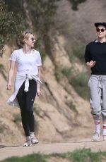 KRISTEN STEWART and EMMA ROBERTS Out Hiking in Los Feliz 01/30/2019