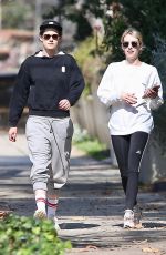 KRISTEN STEWART and EMMA ROBERTS Out Hiking in Los Feliz 01/30/2019