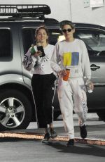 KRISTEN STEWART and SARA DINKIN Kissing at a Car in Los Angeles 01/10/2019