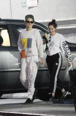 KRISTEN STEWART and SARA DINKIN Kissing at a Car in Los Angeles 01/10/2019