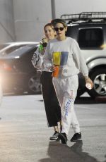 KRISTEN STEWART and SARA DINKIN Kissing at a Car in Los Angeles 01/10/2019