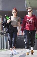 KRISTEN STEWART and SARA DINKIN Leaves a Gym in Hollywood 01/11/2019