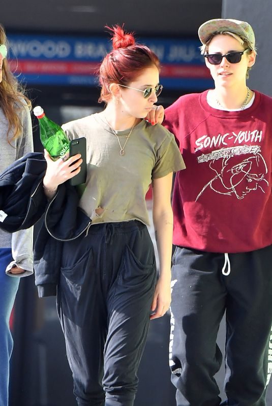 KRISTEN STEWART and SARA DINKIN Leaves a Gym in Hollywood 01/11/2019