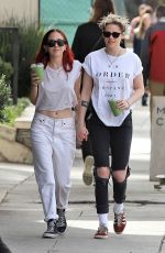KRISTEN STEWART and SARA DINKIN Out for Juice in Los Feliz 01/08/2019