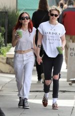 KRISTEN STEWART and SARA DINKIN Out for Juice in Los Feliz 01/08/2019