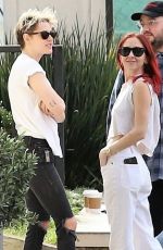 KRISTEN STEWART and SARA DINKIN Out for Juice in Los Feliz 01/08/2019