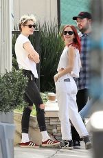 KRISTEN STEWART and SARA DINKIN Out for Juice in Los Feliz 01/08/2019