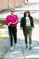 KRISTEN STEWART and SARA DINKIN Out Hiking in Los Feliz 01/09/2019