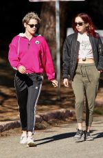 KRISTEN STEWART and SARA DINKIN Out Hiking in Los Feliz 01/09/2019