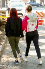 KRISTEN STEWART and SARA DINKIN Out Hiking in Los Feliz 01/09/2019