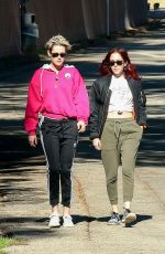 KRISTEN STEWART and SARA DINKIN Out Hiking in Los Feliz 01/09/2019