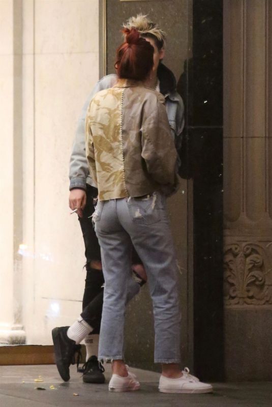 KRISTEN STEWART and SARA DINKIN Out in Los Feliz 01/26/2019