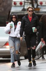 KRISTEN STEWART and SARA DINKIN Out in New York 01/24//2019