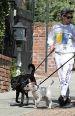 KRISTEN STEWART and SARA DINKIN Out with Their Dogs in Los Angeles 01/10/2019