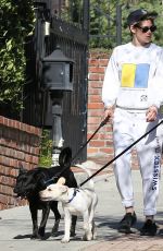 KRISTEN STEWART and SARA DINKIN Out with Their Dogs in Los Angeles 01/10/2019