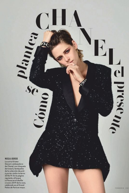 KRISTEN STEWART in Vanity Fair, Spain February 2019