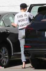 KRISTEN STEWART Leaves Nail Salon in West Hollywood 01/19/2019