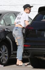 KRISTEN STEWART Leaves Nail Salon in West Hollywood 01/19/2019