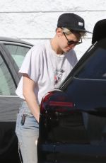 KRISTEN STEWART Leaves Nail Salon in West Hollywood 01/19/2019