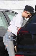 KRISTEN STEWART Leaves Nail Salon in West Hollywood 01/19/2019