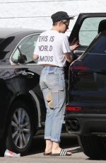 KRISTEN STEWART Leaves Nail Salon in West Hollywood 01/19/2019