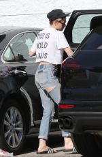 KRISTEN STEWART Leaves Nail Salon in West Hollywood 01/19/2019