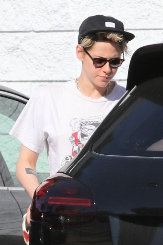 KRISTEN STEWART Leaves Nail Salon in West Hollywood 01/19/2019