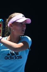 KRISTINA MLADENOVIC at 2019 Australian Open Practice Session at Melbourne Park 01/11/2019