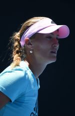 KRISTINA MLADENOVIC at 2019 Australian Open Practice Session at Melbourne Park 01/11/2019