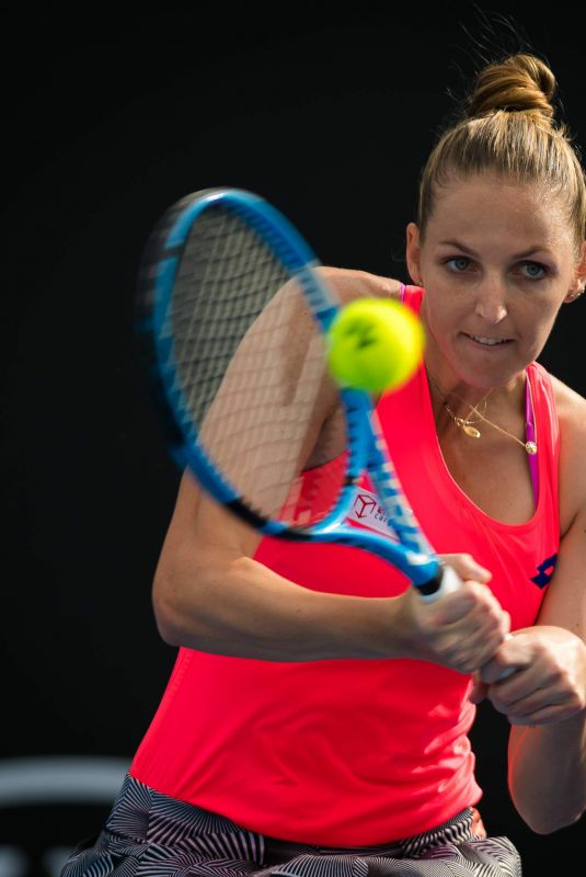 KRISTYNA PLISKOVA at 2019 Australian Open at Melbourne Park 01/15/2019