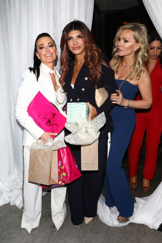 KYLE RICHARDS and TERESA GIUDICE at Andy Cohans Baby Shower in Los Angeles 01/26/2019