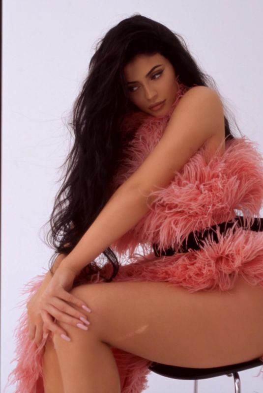 KYLIE JENNER on the Set of a Photoshoot, January 2019