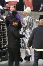LADY GAGA and Christian Carino Arrives at Elton John